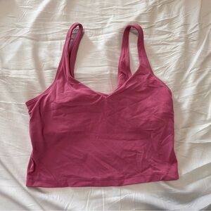 lululemon Align™ Tank Top Light Support, A/B Cup - Pink - Size 8